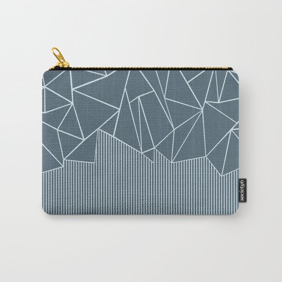 Ab Lines Blues Carry-All Pouch