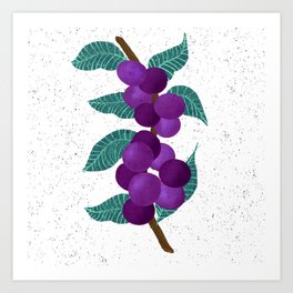 Lovely Grapes Art Print