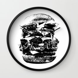 Mega Burger Wall Clock