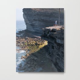 Acantilado El Bolao Metal Print | Nature, Digital, Cantabria, Water, Sea, Color, Spain, Cliff, Photo, Rocks 