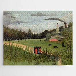 Henri Rousseau "Landscape and Four Young Girls" Jigsaw Puzzle
