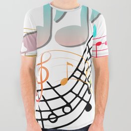 Simply Just Music All Over Graphic Tee