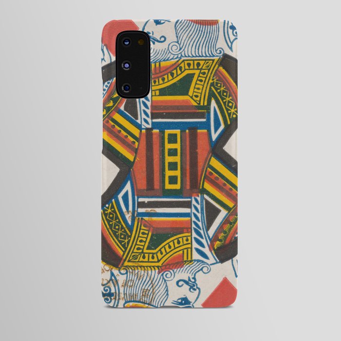 King of Diamonds (red), from the Playing Cards series (N84) for Duke brand cigarettes Android Case