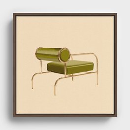 Retro Chair Framed Canvas