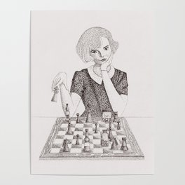 Chess Queen Poster