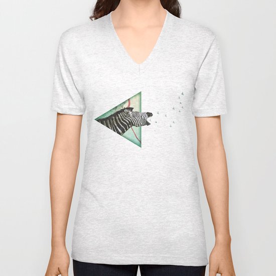 roaring silence Unisex V-Neck