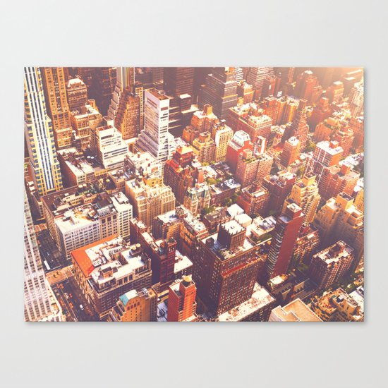 New York City Skyline Summer Canvas Print