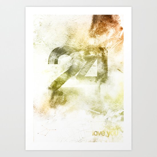 24 Art Print