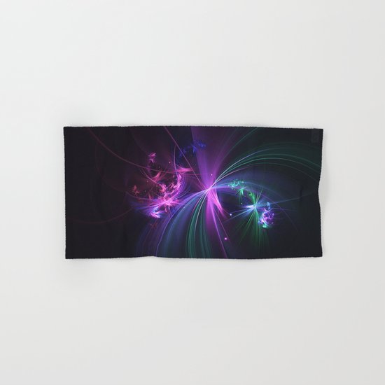Fireworks Fractal Hand & Bath Towel