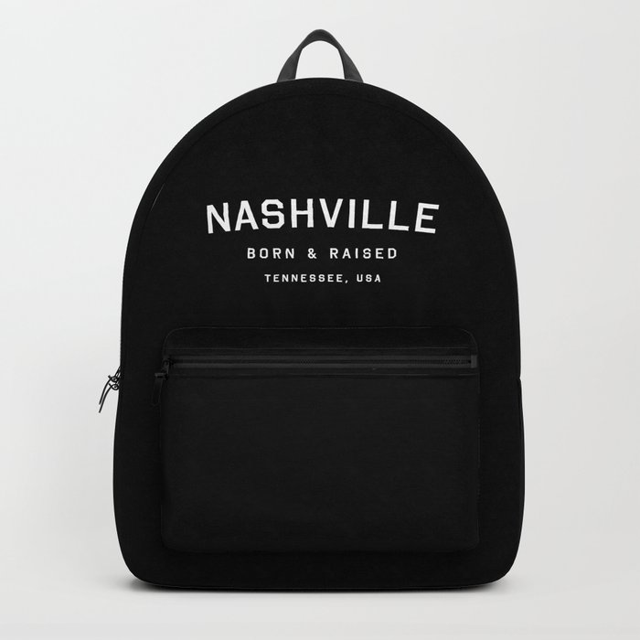 Nashville - TN, USA (Black Arc) Backpack