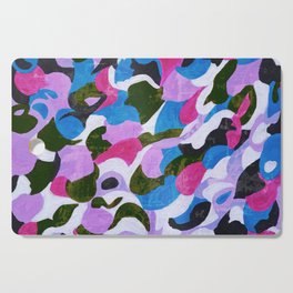 Happy Chaos - Pink Blue Cutting Board