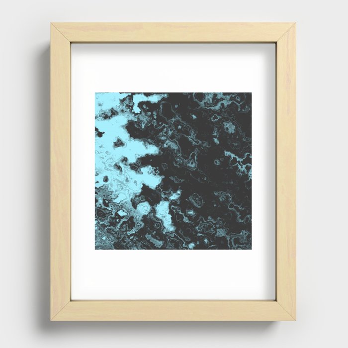 NOISE VII - (Noise Pattern Series) Recessed Framed Print