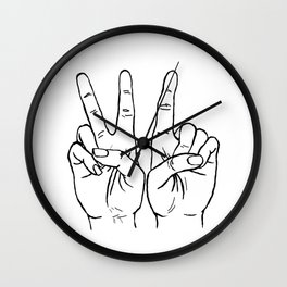 VI hands Wall Clock