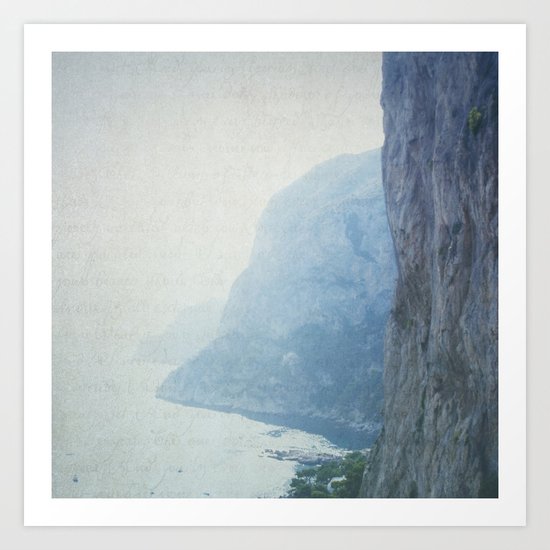 Letters From Capri - Italy Art Print