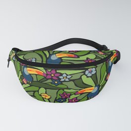 Exotic Tucan Rainforest Fanny Pack