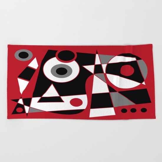 Abstract #505 Beach Towel