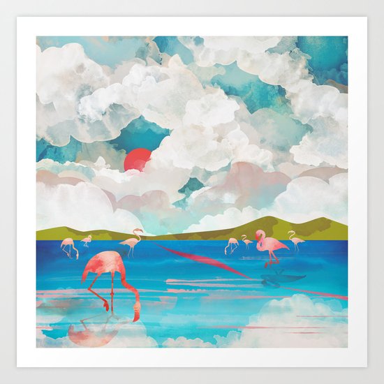 Flamingo Dream Art Print