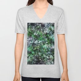 Granite moss and ice V Neck T Shirt