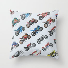 MotoGP: Premier class champions Throw Pillow