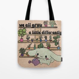 grow differently tote Tote Bag