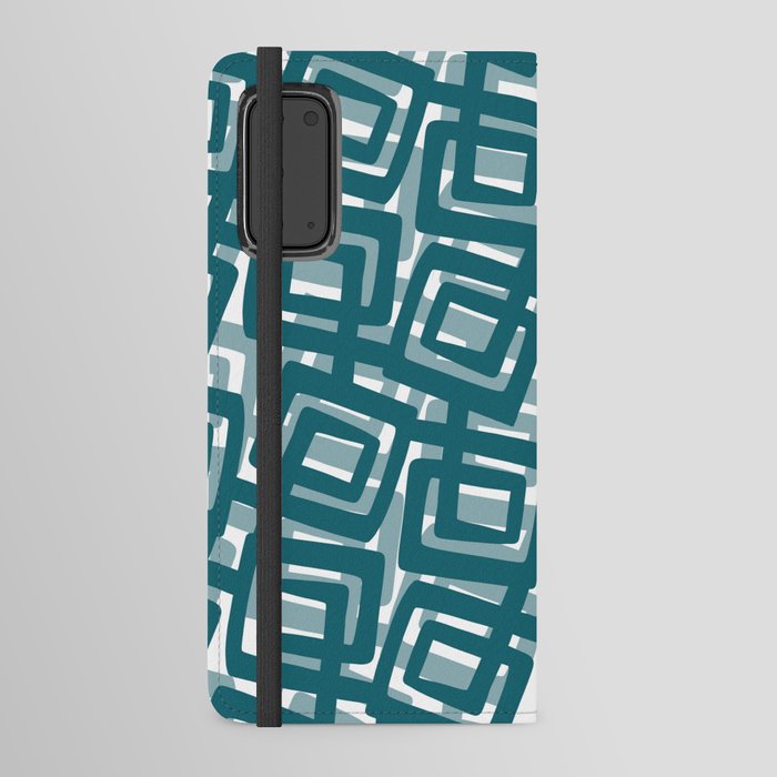 Very Mod Teal Art Android Wallet Case