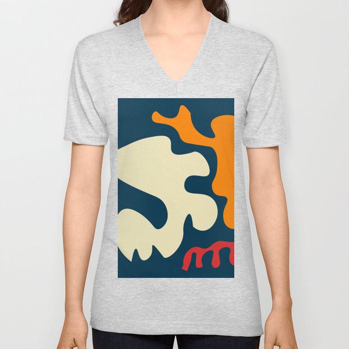 13 Abstract Shapes  211224 V Neck T Shirt