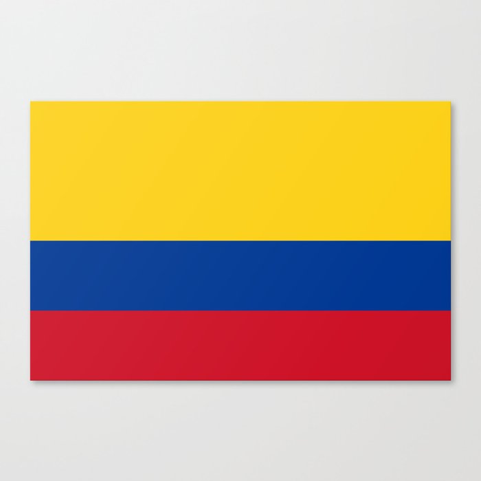 Colombia Flag Canvas Print