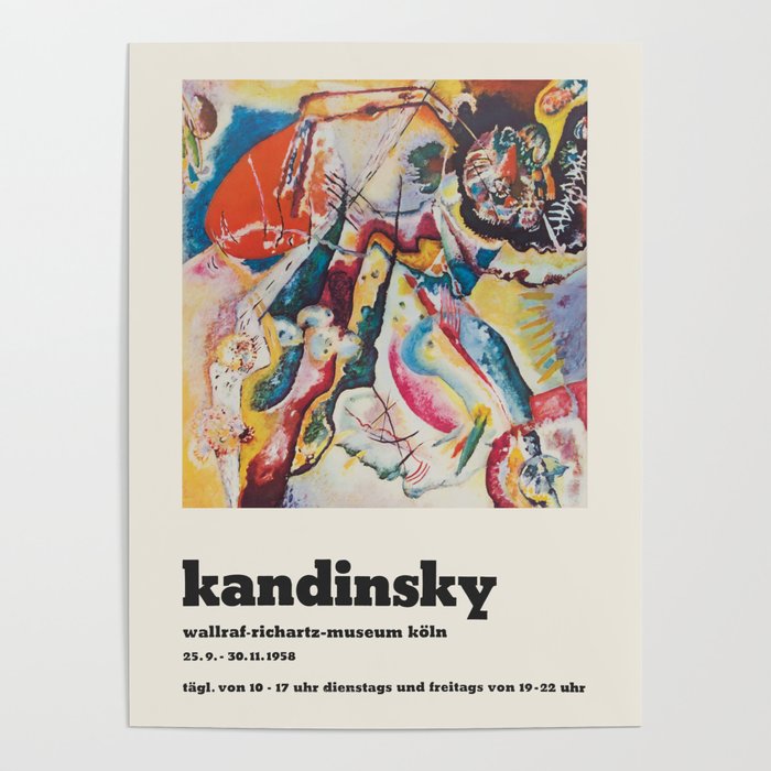 Wassily Kandinsky - Exhibition poster Poster