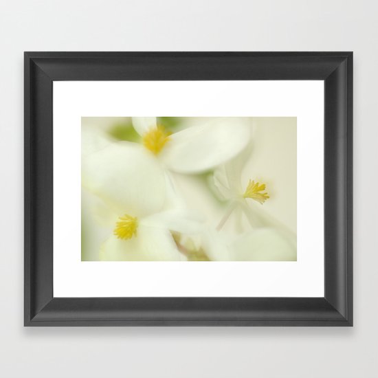 the dance of the flowers Framed Art Print