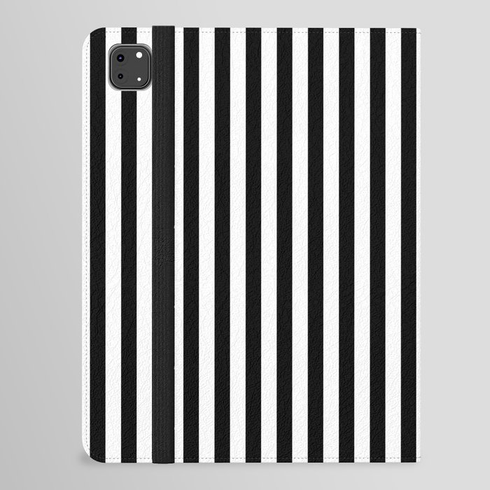 Black & White Stripe iPad Folio Case