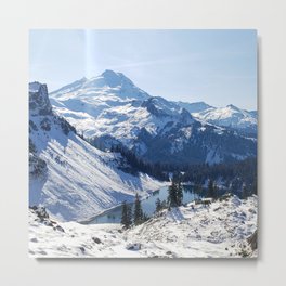 Alpine lake Metal Print