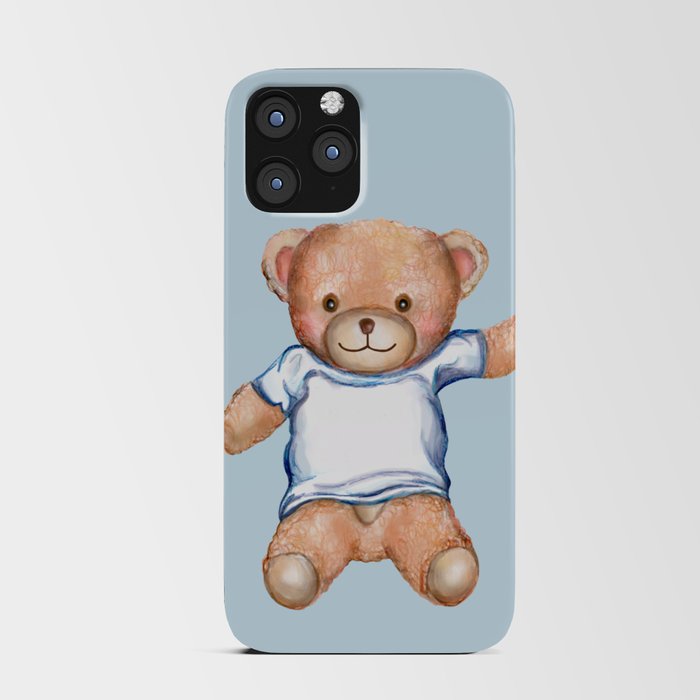 Adorable Teddy Bear Toy iPhone Card Case