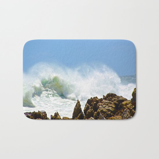 Christmas Wave Bath Mat