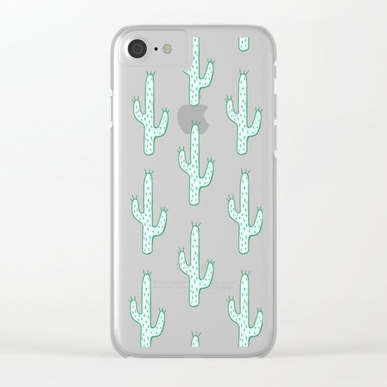 Cactus Clear iPhone Case