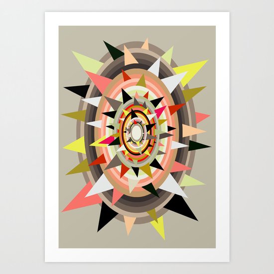 Sharp Bulls-eye Art Print