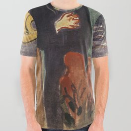 Edvard Munch Separation All Over Graphic Tee