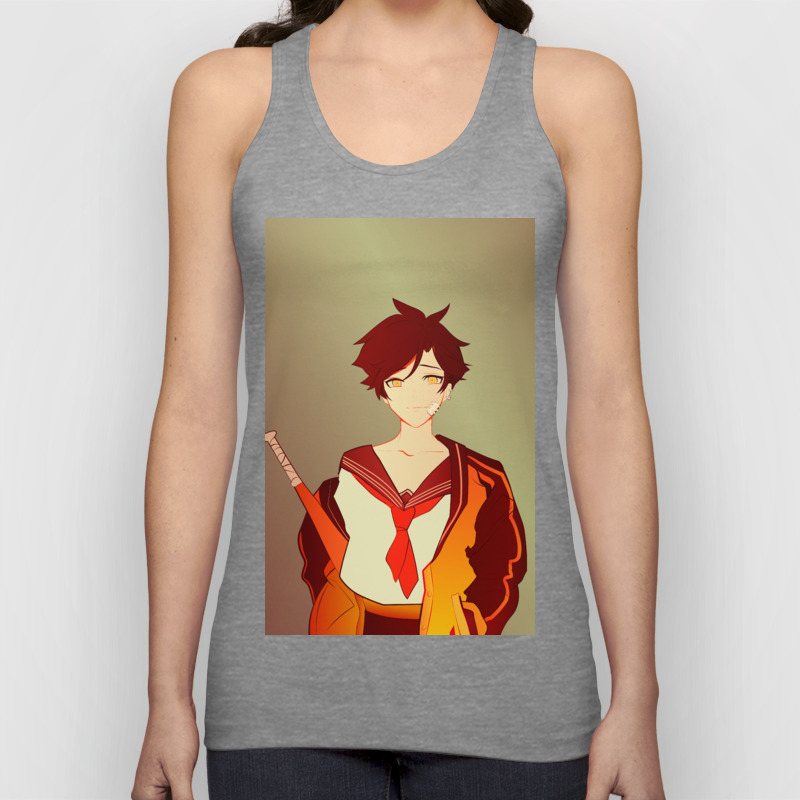 Cute Anime Girl Unisex Tank Top By Lipsofjolie Society6