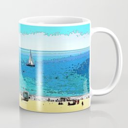 AT THE BEACH Coffee Mug