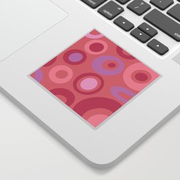 Poppy Polka Dot - pink Sticker