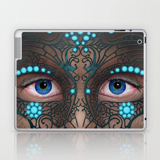 Halloween Mask - Painting Laptop & iPad Skin