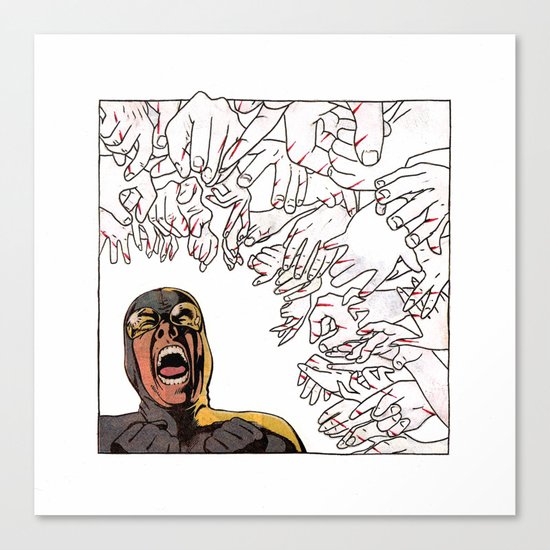 Ability to inflict papercuts with mind Canvas Print