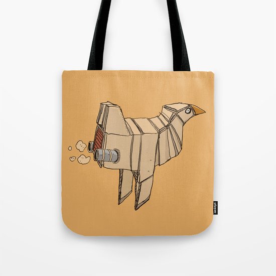 Space Chicken Tote Bag