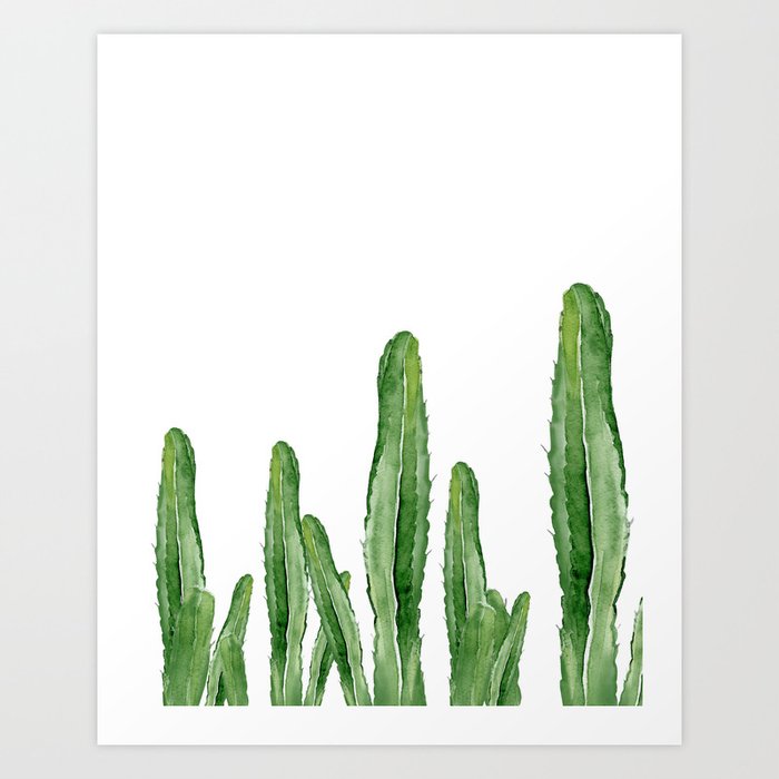 Discover the motif CACTUSES by Art by ASolo as a print at TOPPOSTER