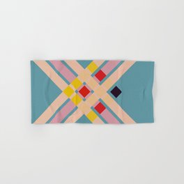 Mullo - Colorful Decorative Abstract Art Pattern Hand & Bath Towel