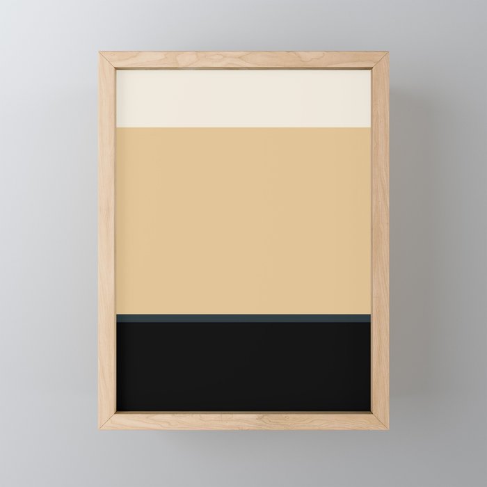 Contemporary Color Block XLVI Framed Mini Art Print