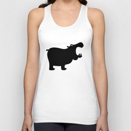 Angry Animals - Hippo Unisex Tank Top