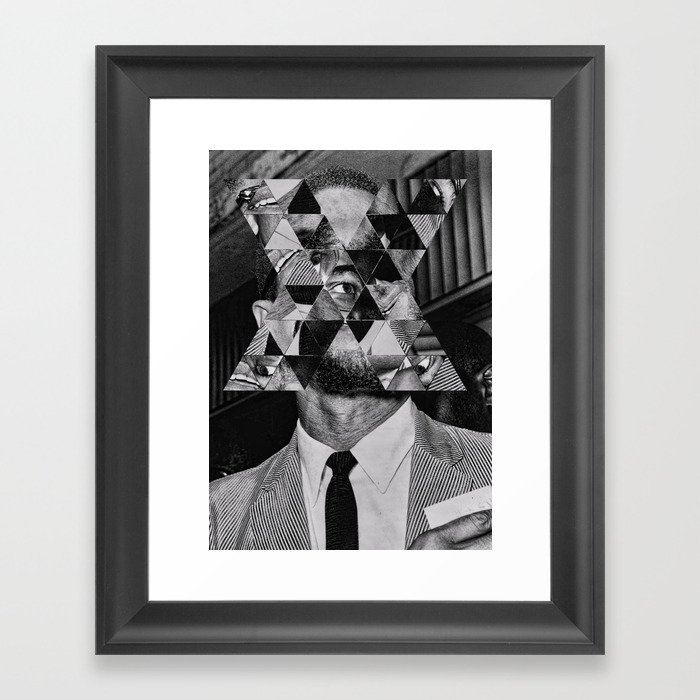 Malcolm x Framed Art Print