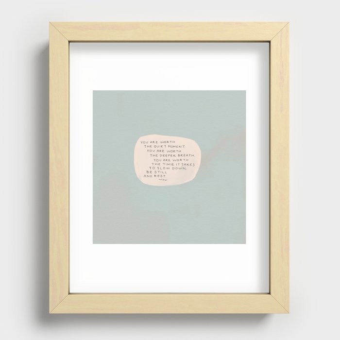 Recessed Framed Print