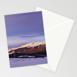 First Light on the Ten Mile Range Stationery Card