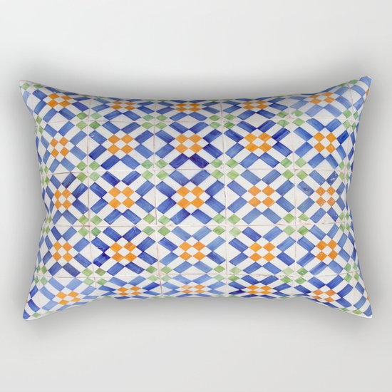 Azulejos Rectangular Pillow